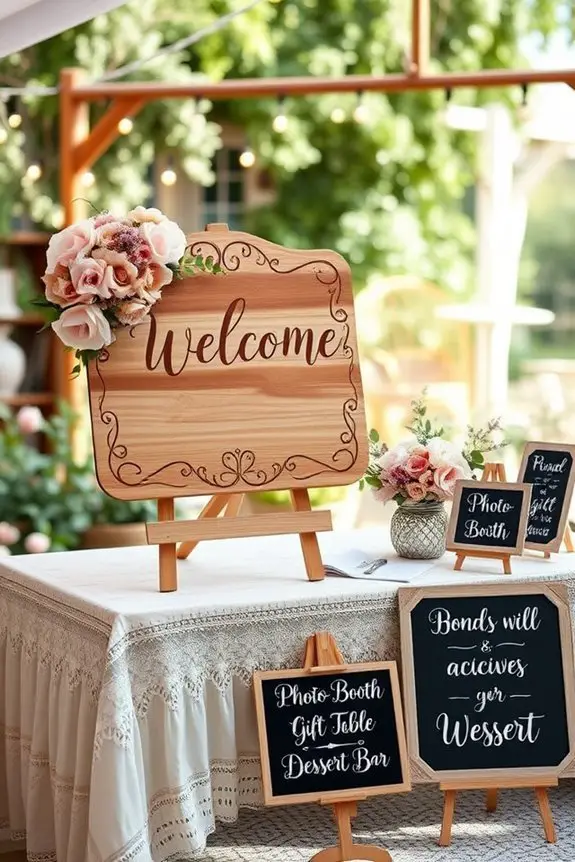 unique guest experience signage