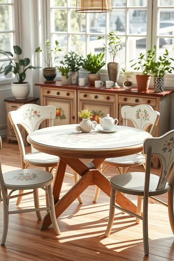 unique hand painted furniture decor