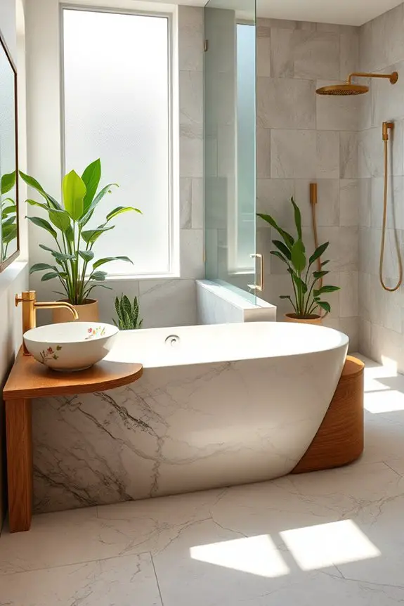 unique handcrafted bathroom elements