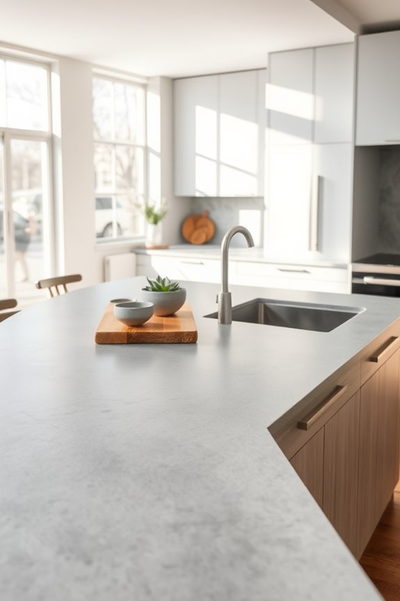 unique handcrafted concrete countertops