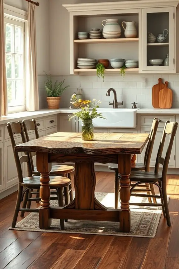 unique handcrafted kitchen furniture