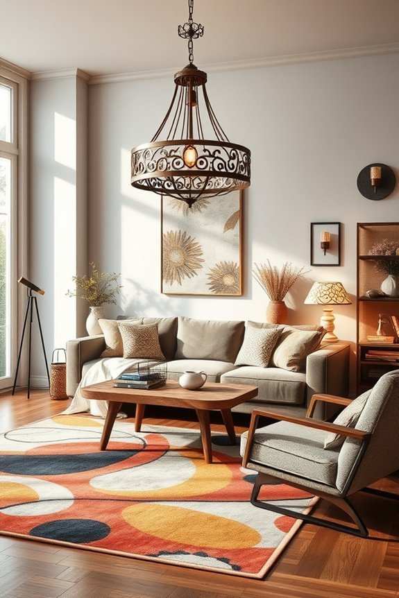 unique lighting enhances design