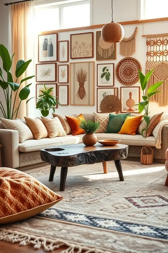 unique multifunctional boho coffee tables