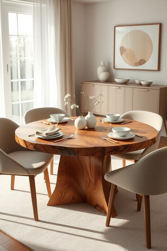 unique natural dining centerpiece
