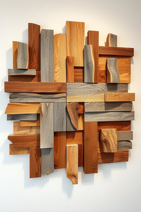unique reclaimed wood arrangements