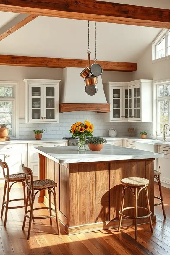 unique rustic kitchen islands