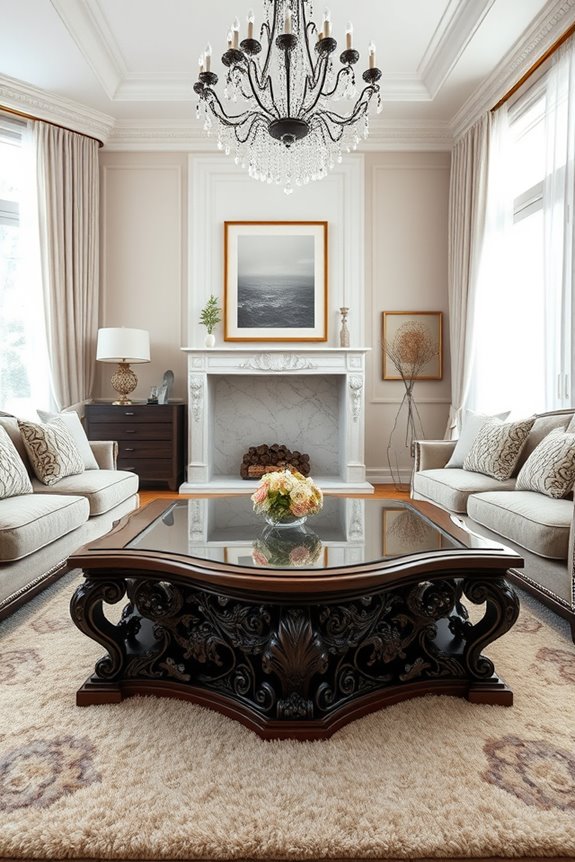 unique sculptural coffee tables