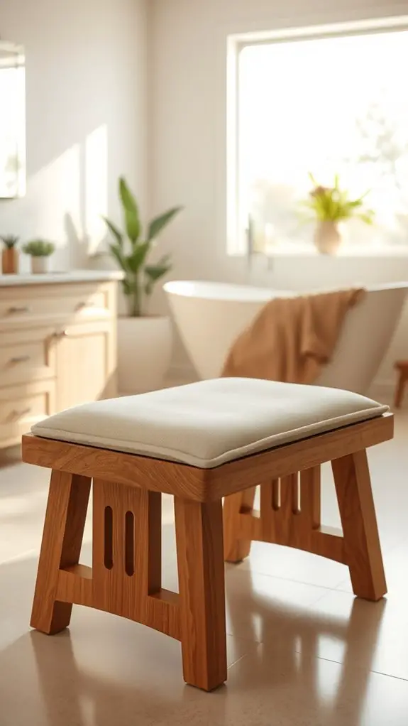 unique seating for bathrooms