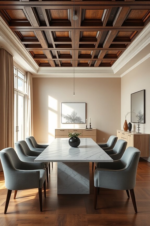 unique textured ceiling design