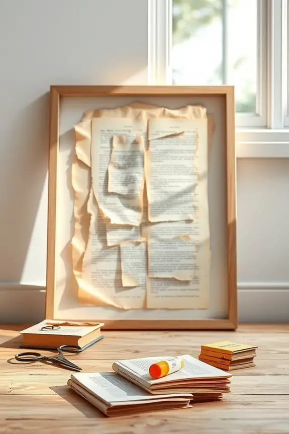 upcycle old book pages