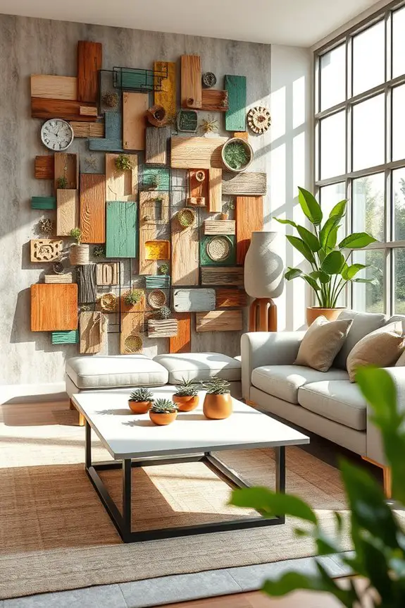 upcycled art for living rooms