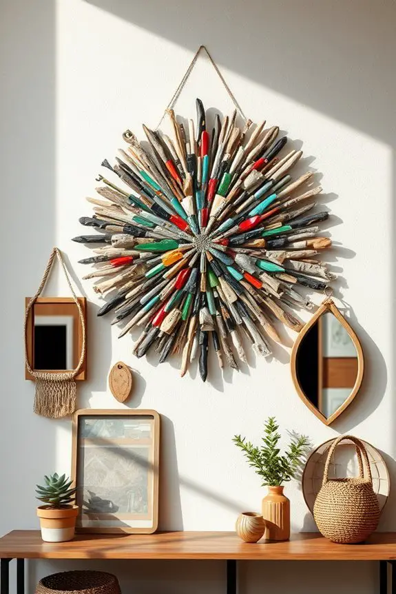 upcycled art from objects