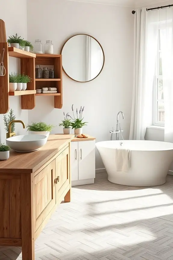 upcycled bathroom furniture transformation