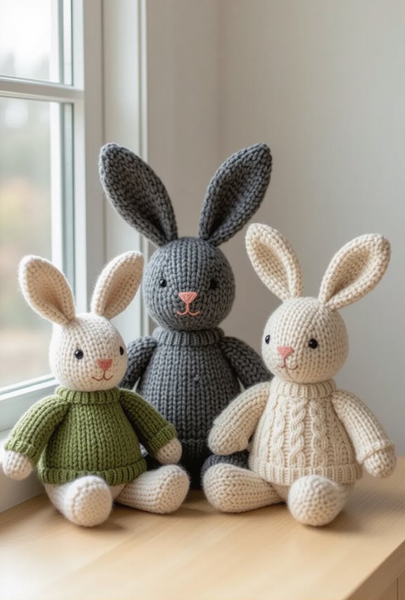upcycled bunny softie craft