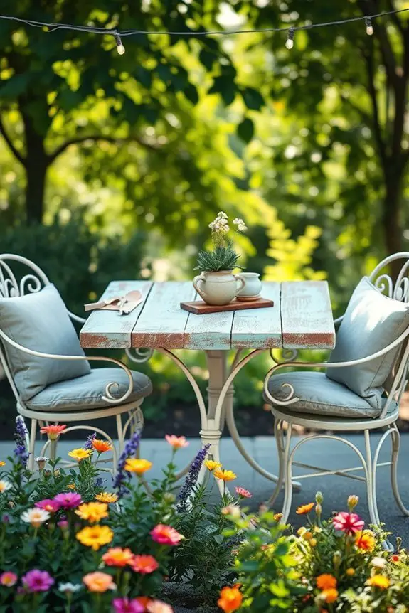 upcycled door table project