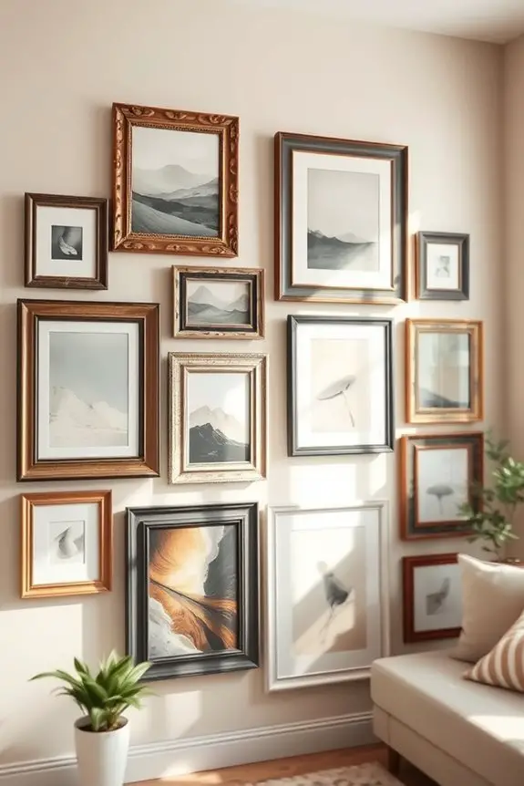 upcycled frames for creativity