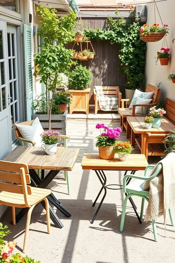 upcycled furniture for gardens