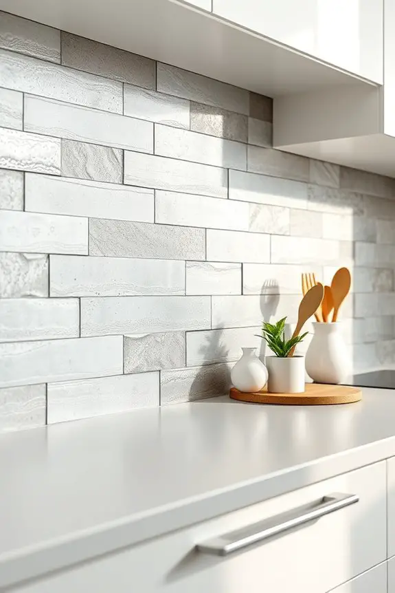 upcycled metal kitchen backsplash