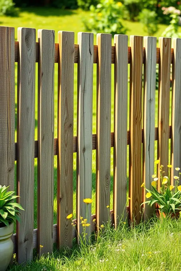 upcycled pallet fencing ideas