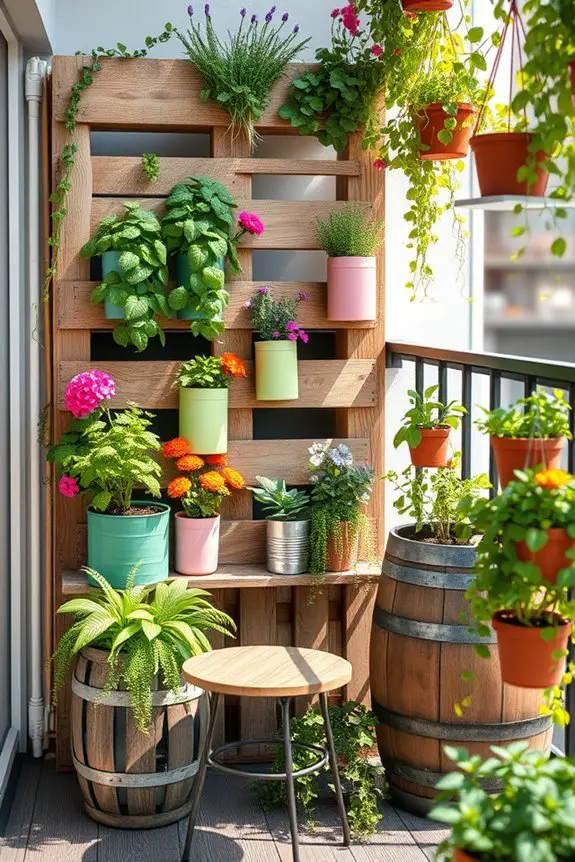 upcycled planters for gardening
