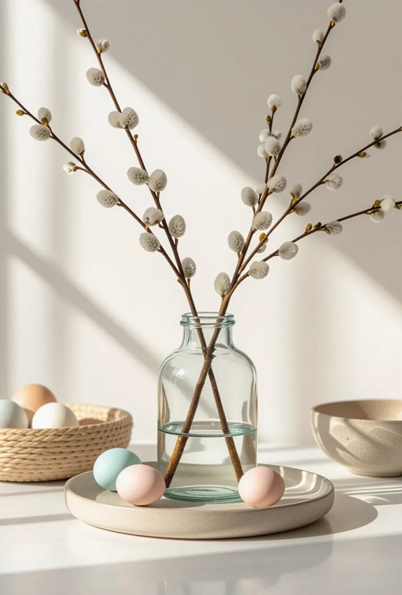 upcycled rustic easter centerpiece