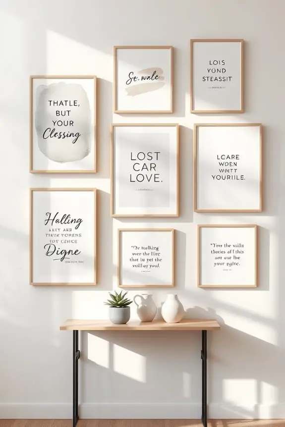 uplifting motivational wall decor