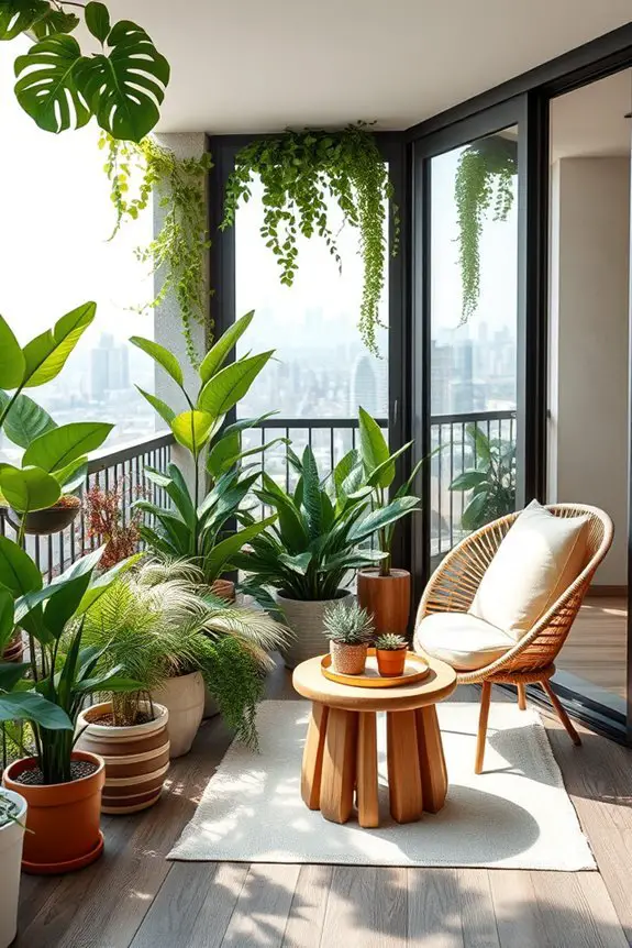 urban balcony garden retreat
