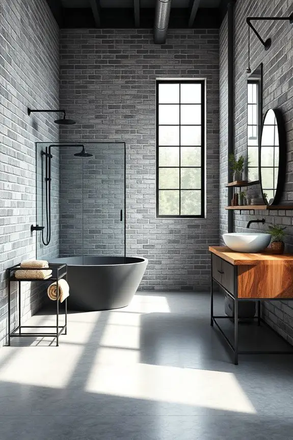 urban chic bathroom design