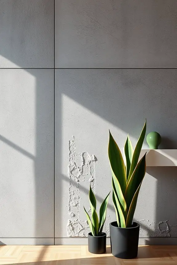 urban concrete wall aesthetics