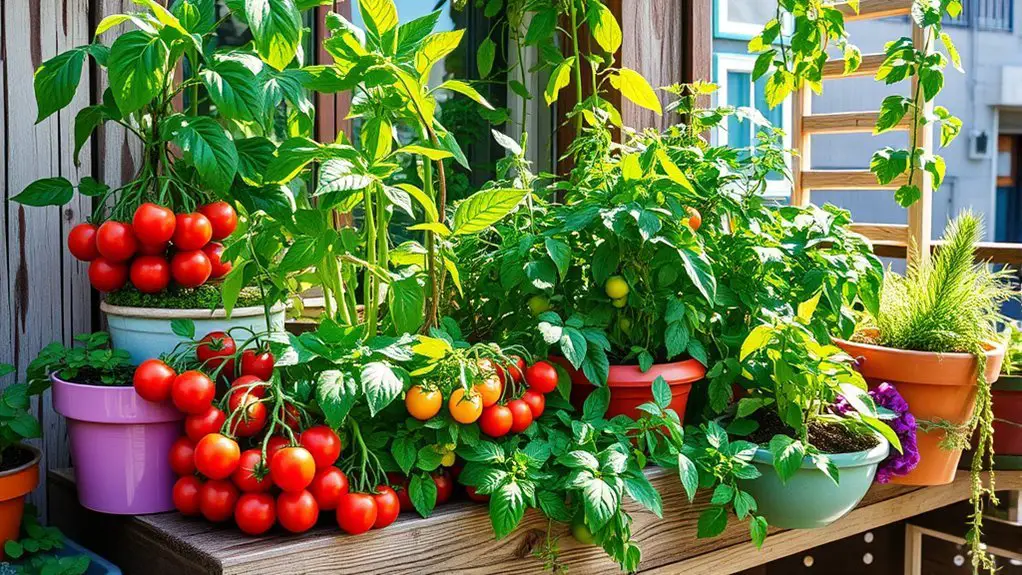 urban container vegetable gardening