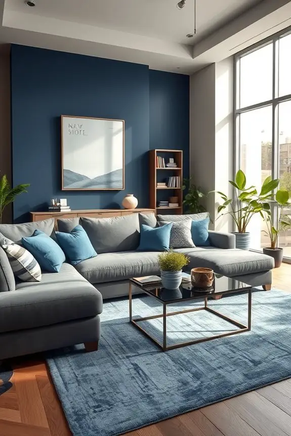 urban grey and blue