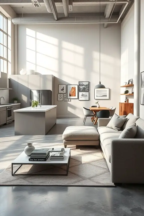 urban industrial minimalist comfort