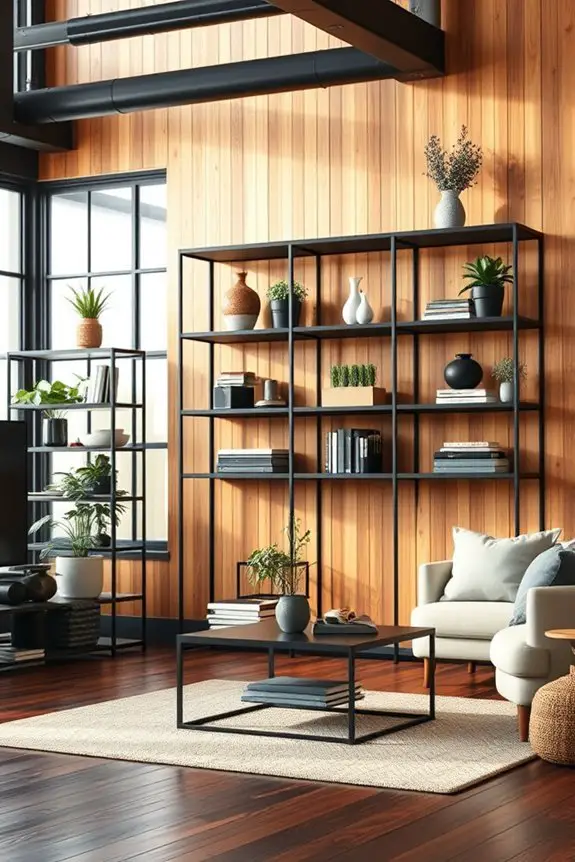 urban industrial shelving units