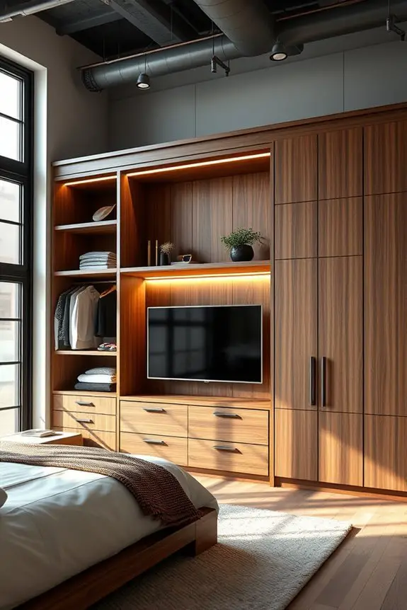 urban loft closet design