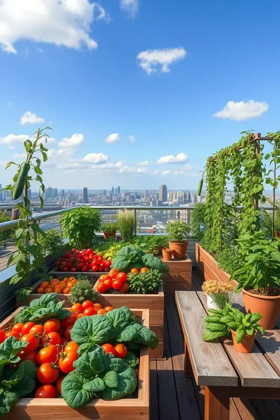 urban rooftop garden benefits