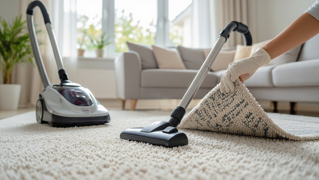 vacuum spot clean steam