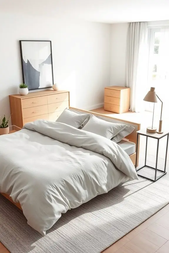 varying bedside table heights