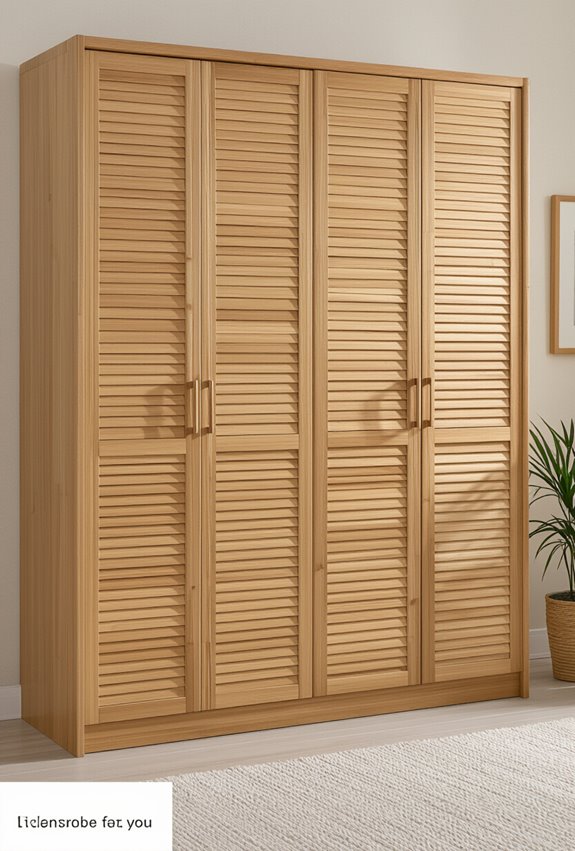 ventilated bamboo wardrobe design