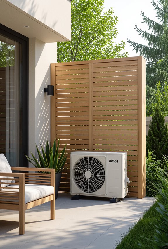 ventilated rot resistant slatted enclosure