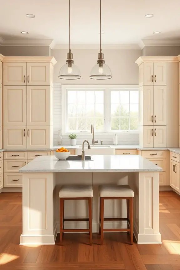 versatile cream cabinet elegance