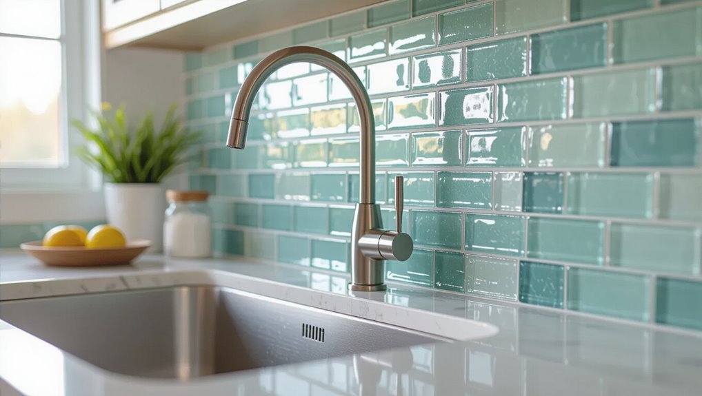 versatile glass tile backsplashes
