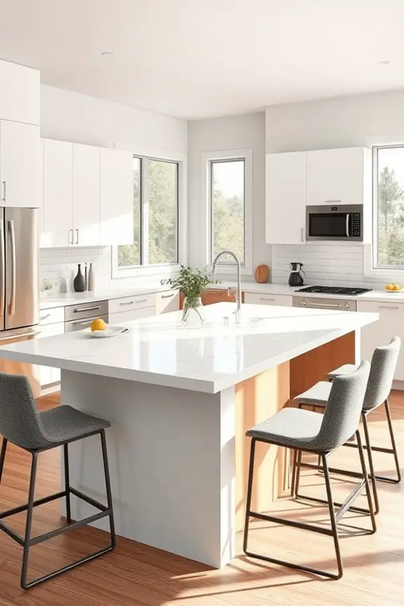 versatile kitchen island design