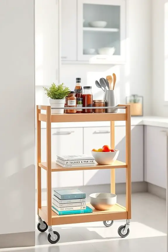 versatile mobile kitchen storage