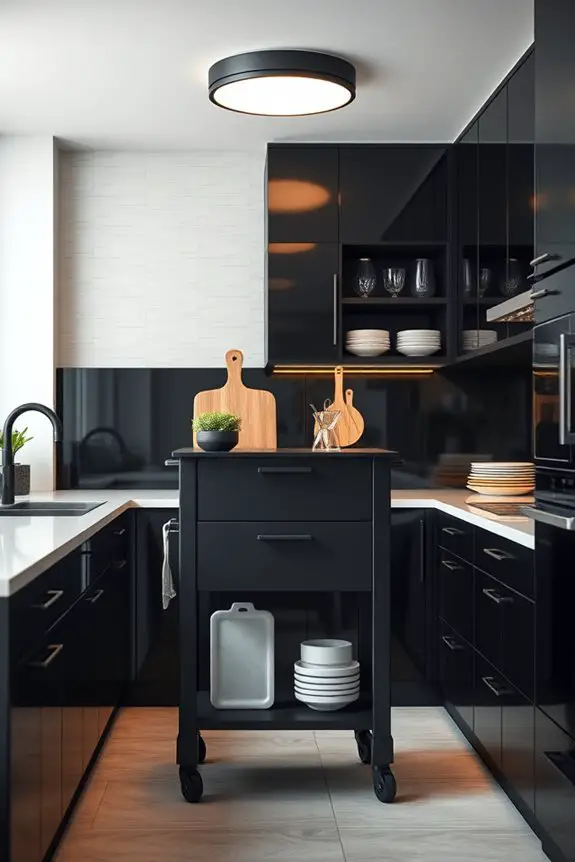 versatile mobile kitchen storage