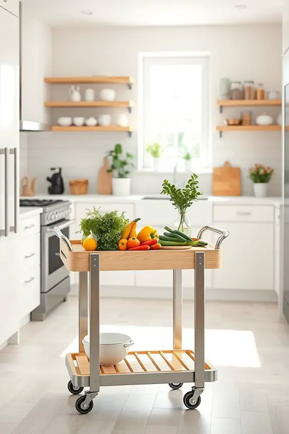 versatile mobile kitchen storage