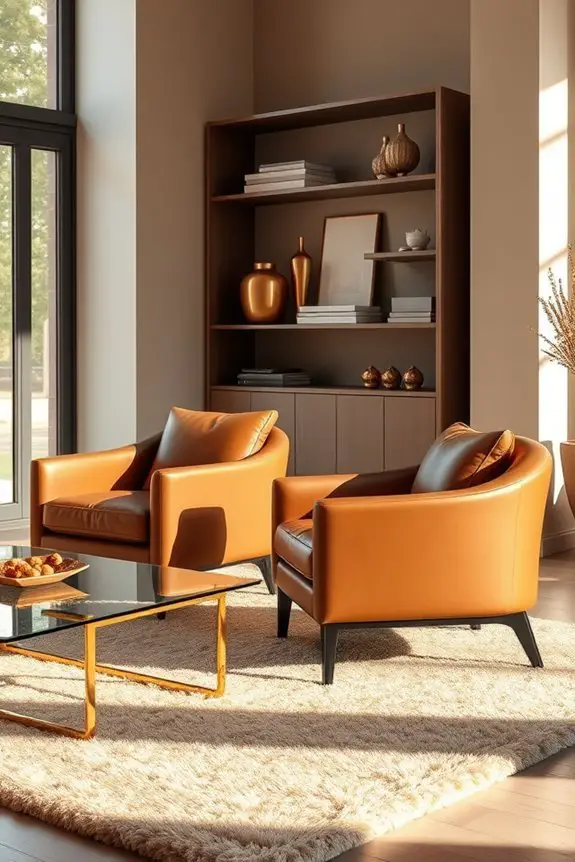 versatile modern brown chairs