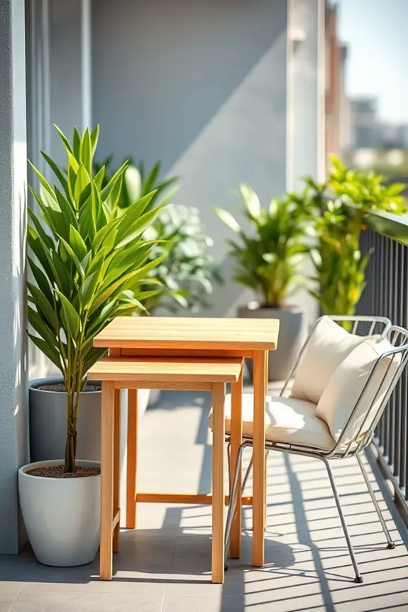 versatile nesting tables and chairs