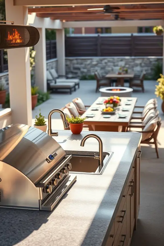versatile outdoor cooking stations