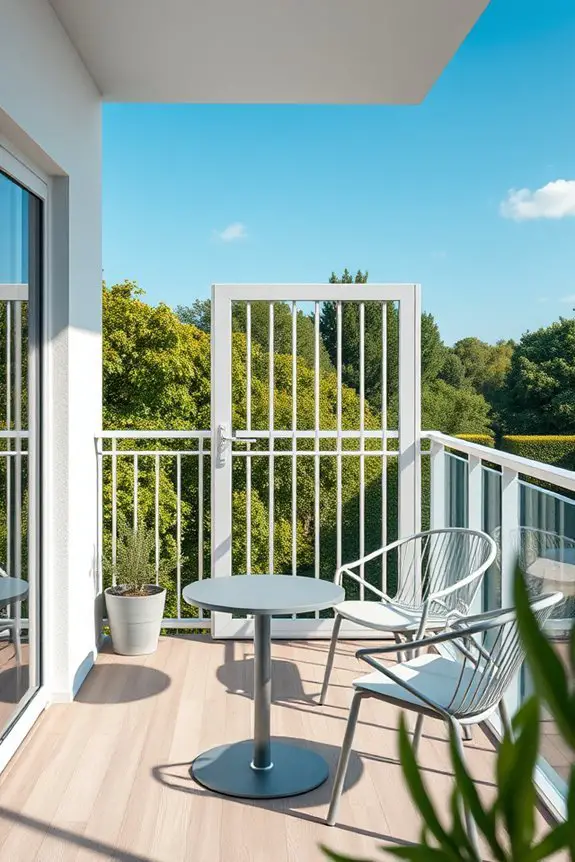 versatile safety for balconies