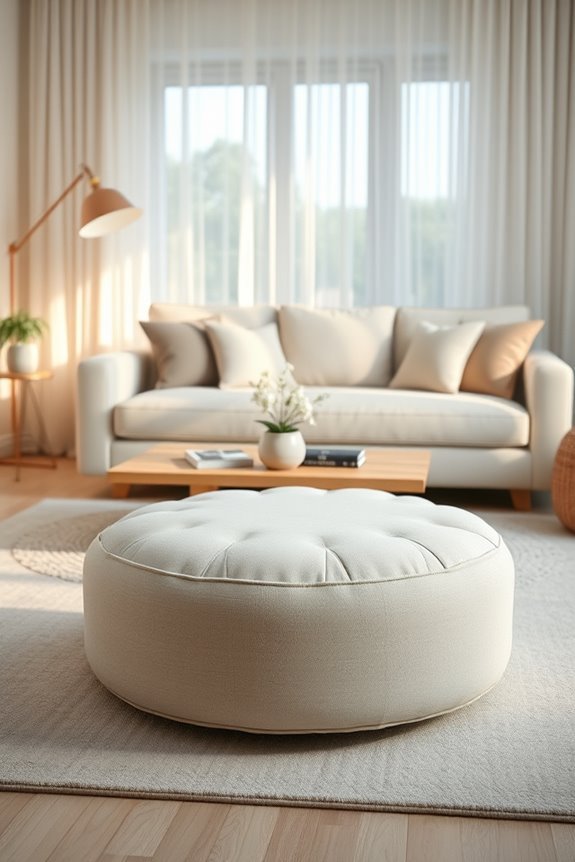 versatile soft ottoman seating